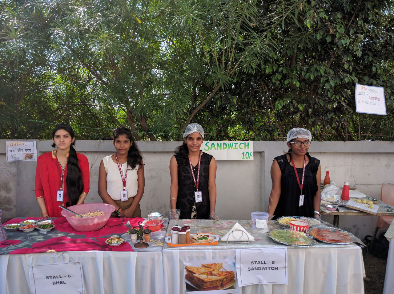 Food Stalls By Students ISBA Institute Of Professional Studies